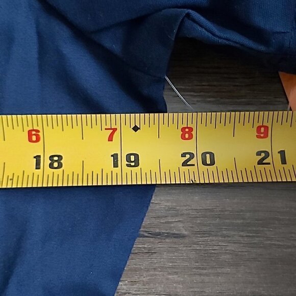 Scrubstar Women's Polyester/Cotton Blend Navy Blue Scrub Top - Size Small - Picture 4 of 8